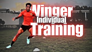 How to Improve as a Winger  Solo Training In Nike Mercurial Vapor16 winger nike skills [upl. by Deeanne]