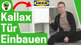 IKEA Kallax Tür Einbauen ✅ ULTIMATIVE ANLEITUNG Wie Türen Einsatz in Kallax Wandregal Einstellen [upl. by Everett]