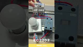 Wiring a 2P Contactor to RCCB and Light Safety and Control [upl. by Chui]