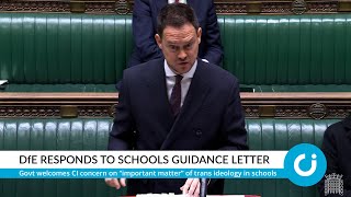 DfE responds to schools guidance letter [upl. by Drooff]