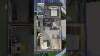 1310 21 Chic Street Apartment  3 floorplans 🌆 shorts sims4 thesims4 [upl. by Leoj]