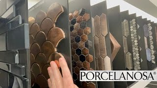 PORCELANOSA MOSAIC BACKSPLASH DECORATIVE TILES [upl. by Vogeley]