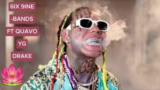 6ix9ine  BANDS FT QUAVO  YG AND DRAKE official music video [upl. by Marthena]