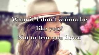 Sara Bareilles  I Wanna Be Like Me Lyrics HD [upl. by Kial]