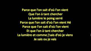 La Fouine  Dou Lon Vient  Parole [upl. by Rice322]