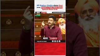 MPRaghav Chadhas fiery speech in Parliament over Airport Food rates [upl. by Aicnatsnoc89]