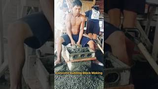 How to Make Concrete Building Blocks by Hand – Simple amp Easy 🧱👷‍♂️ConcreteBlocks BuildingBlocks [upl. by Hervey]