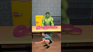 How many times spider man eat donuts dad vs hulk [upl. by Yerg]