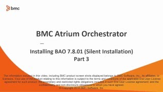 Installing BMC Atrium Orchestrator on Linux  Part 3 [upl. by Raymond]