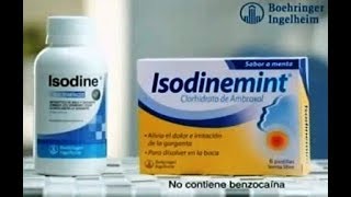 Comercial Isodine Isodinemint  Boehringer Ingelheim [upl. by Tehc]