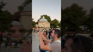 Hagia Sophia and Sultan Ahmet Mosque at Maghreb time in Istanbul Turkey azaan dailydoings9534 [upl. by Ynettirb395]