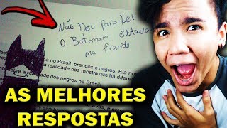 AS RESPOSTAS DE PROVA MAIS ENGRAÇADAS [upl. by Joline228]