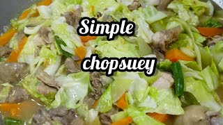 simple chopsuey [upl. by Kendra130]