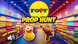 FORTNITE FORTSHOP PROP HUNT 🛒 BEST SPOTS TO HIDE  MAP CODE 515921099570 [upl. by Indys]