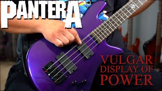 FULL ALBUM BASS COVER Pantera  Vulgar Display of Power [upl. by Ander416]