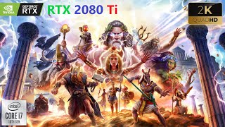 Age of Mythology Retold HIGH SETTINGS RTX 2080 Ti  i710700K  32GB  2K Game Benchmark [upl. by Eilyah]