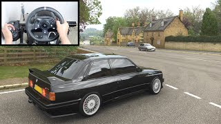 Forza Horizon 4 BMW M3 E30 Steering Wheel  Shifter Gameplay [upl. by Annahsit]