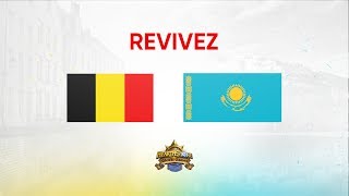 Belgique Vs Kazakhstan aux HGG  Allez Oliech et Maverick [upl. by Acirt590]