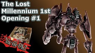 GODLY YuGiOh 1st Edition The Lost Millennium Box Opening 1 [upl. by Aidul]