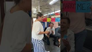 Soldier changes into suit on the train to propose to girlfriend ❤️ everyone sings along [upl. by Greeley722]