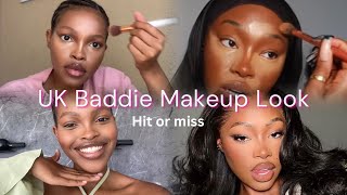 GRWM Trying out Uche Natori’s makeup tutorial [upl. by Liw]