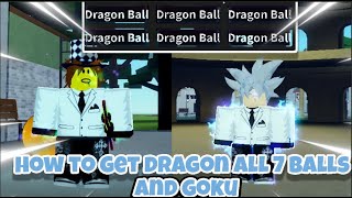 AUT  HOW TO GET ALL 7 DRAGON BALLS GOKU IN AUT [upl. by Bish]