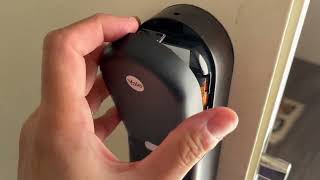 How to Replace Yale Smart Door Lock Battery [upl. by Elia]