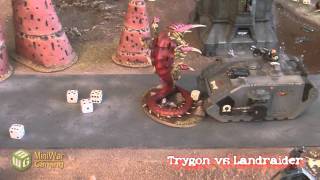 How to Play Warhammer 40k Episode 4  Trygon vs Landraider [upl. by Aerol842]