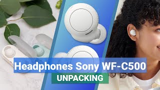 Sony WFC500 Headphones Unboxing  Quick Look at Budget Wireless Earbuds [upl. by Zilvia]