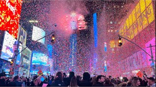 NYC Times Square New Years Eve 2023 Ball Drop Countdown Full [upl. by Obau]