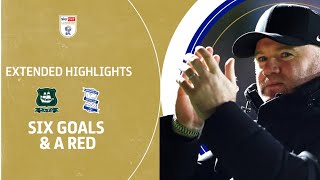 SIX GOALS amp A RED  Plymouth Argyle v Birmingham City extended highlights [upl. by Yee]