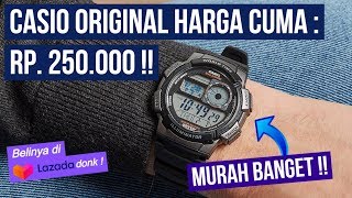 CASIO ORIGINAL CUMA Rp 250000   In Depth Review CASIO AE 1000W 1AV [upl. by Kimball]