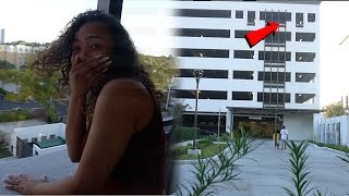 NOT AGAINCRAZY GIRLFRIEND THROWS PS4 OFF A ROOFTOP PRANK GONE WRONG [upl. by Ayenat]