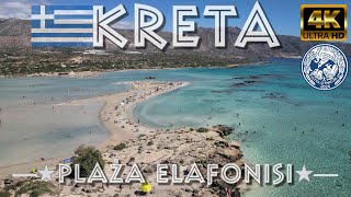 🇬🇷 Kreta 2024 Plaża Elafonisi  dron 4K [upl. by Assi]