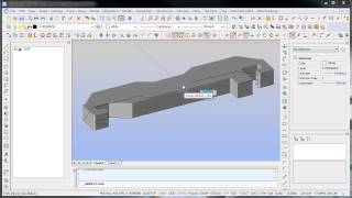 BricsCAD 3D Modeling 02 a simple door frame [upl. by Parrott765]