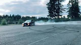 BMW E38 740i drift burnout [upl. by Anaele]