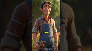 A Farmer and his 3 Sons Story  Animated cartoon shorts youtubeshorts [upl. by Nahtnoj]