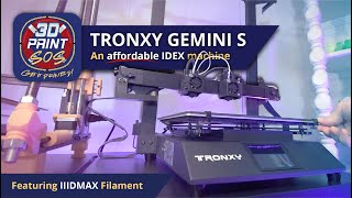 Affordable IDEX Printer Tronxy Gemini S  Unboxing and Initial Impressions [upl. by Solhcin]