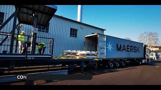 Container unloading system [upl. by Gregrory]