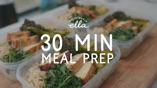 30 Minute Meal Prep  Vegan  Deliciously Ella [upl. by Matazzoni67]