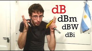 ¿Qué son los DECIBELES  dBm dBW dBi dBlo que sea  El Traductor [upl. by Lew782]