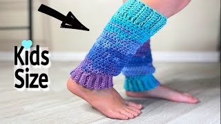 Kids COLOUR Changing LEG WARMERS  EASY Crochet Tutorial [upl. by Winson249]