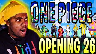 This Opening is Kinda PEAKKK  One Piece Opening 26 REACTION [upl. by Pavia]