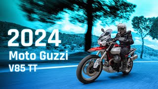 2024 Moto Guzzi V85 TT  Full Review and Specifications [upl. by Nireves]