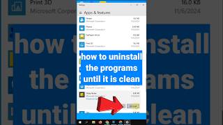 Easy Uninstall Programs In PC Laptop uninstallapp uninstaller uninstallsoftware [upl. by Fitzpatrick]