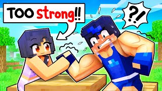 Im TOO STRONG In Minecraft [upl. by Odnesor]