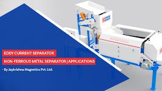 Eddy Current Separator  NonFerrous Metal Separator  Applications [upl. by Melany]