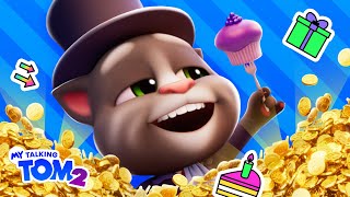 OMG 100000 FREE Coins 🪙🚽 NEW My Talking Tom 2 Update [upl. by Htiekram]