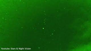 Strange formation of space objects NV8160 Night Vision [upl. by Netsriik662]