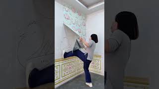 Part 189 New house decoration style Background wall decoration Old house renovation👍 [upl. by Lamaj]